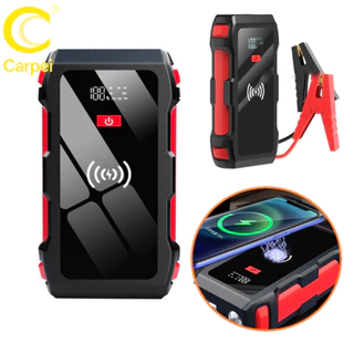 3 EM 1 Auxiliador Partida PowerBank Portátil Multifuncional Indução 12000mAh 12V Moto
