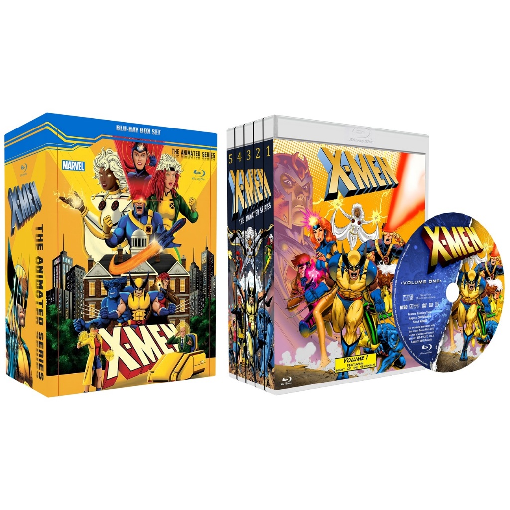 Blu-ray Box coleção desenho X-men: a série animada - The animated