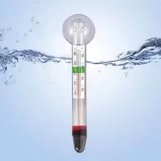 Termômetro de Vidro SKR para Aquário com Escala de 0 a 40°C e Ventosa