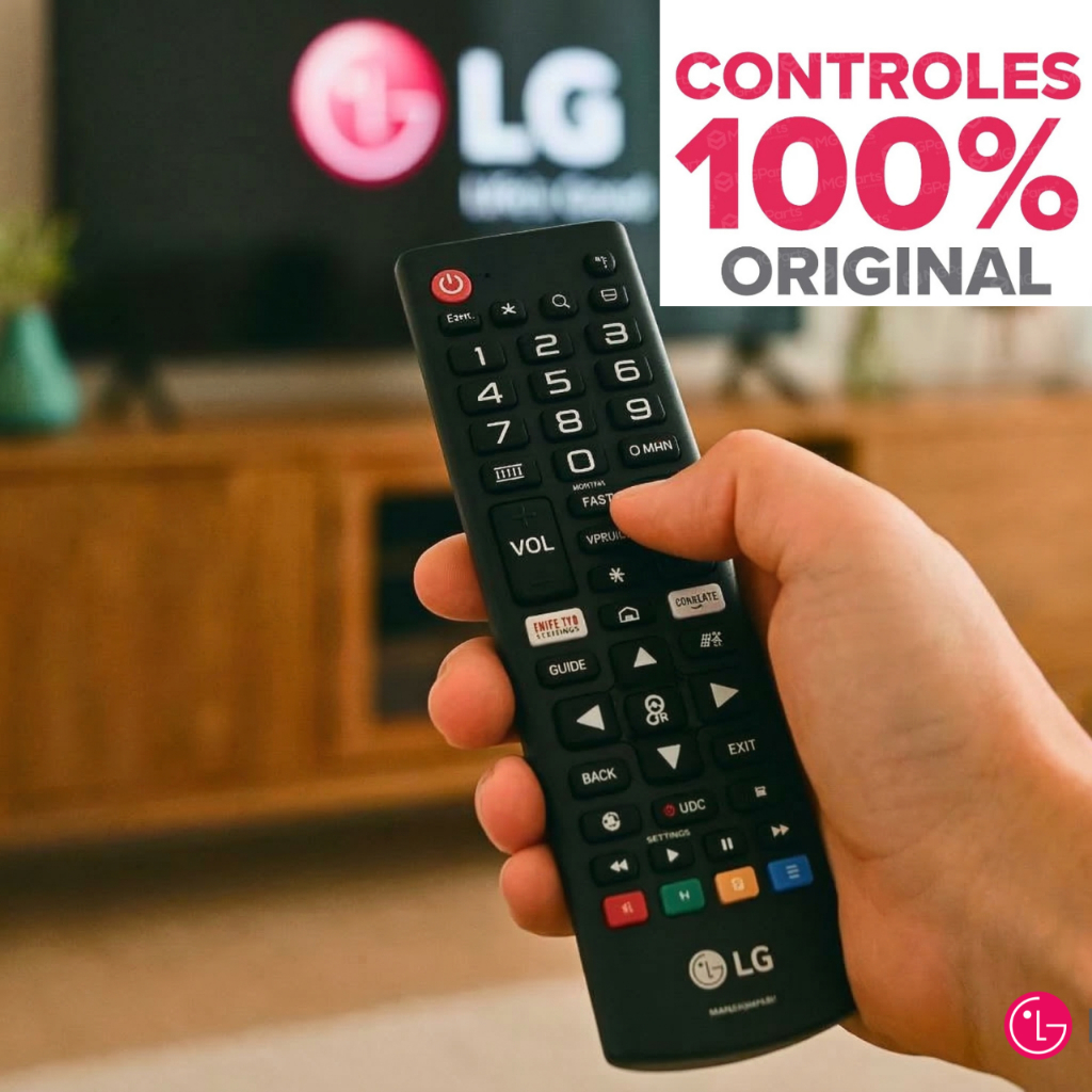 Kit com 2 Controles LG Originais FBG - Compatível com todos os modelos ...