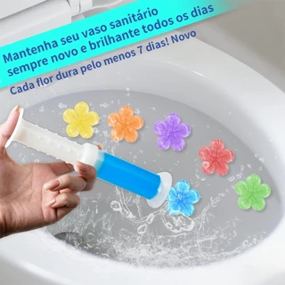 Gel Sanitário Fragrancia para Vaso Sanitário Detergente Flor Aplicações Gel Sanitário Fragrâncias Florzinha em Oferta na Shopee