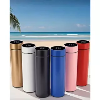 Garrafa Térmica Inox 500ml com Display LED de Temperatura Digital