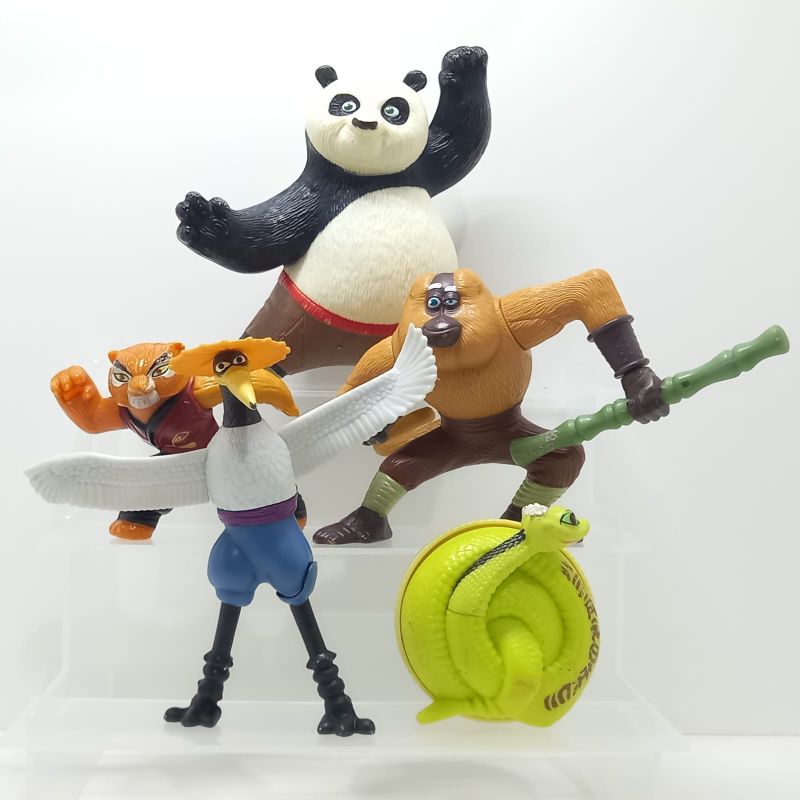 Conjunto 5 bonecos Kung-Fu Panda McDonald's | Shopee Brasil