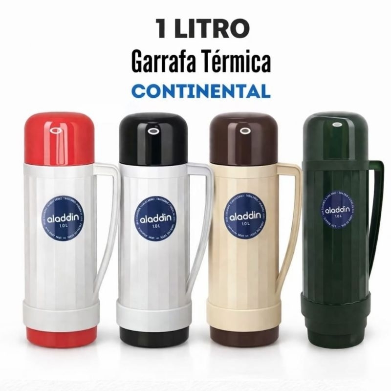 garrafa de cafe termica aladdin 1litro continental