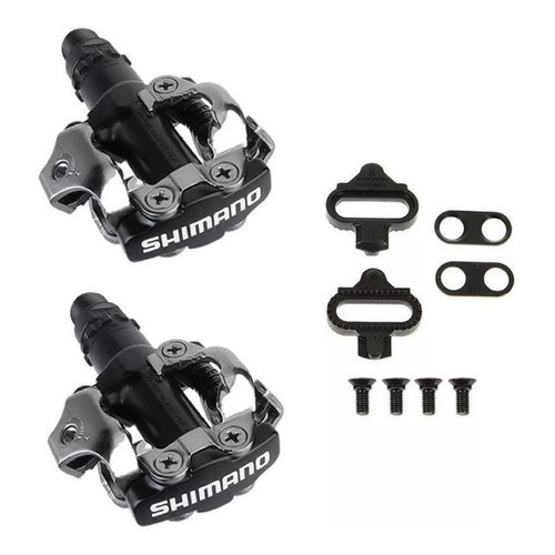 PEDAL SHIMANO PD-M520 CLIP MTB COM TACOS SPD | Shopee Brasil