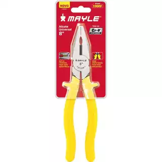 Alicate Universal 8"(203mm) Isolado Até 1.000 V Cód.119122M-1 - Mayle
