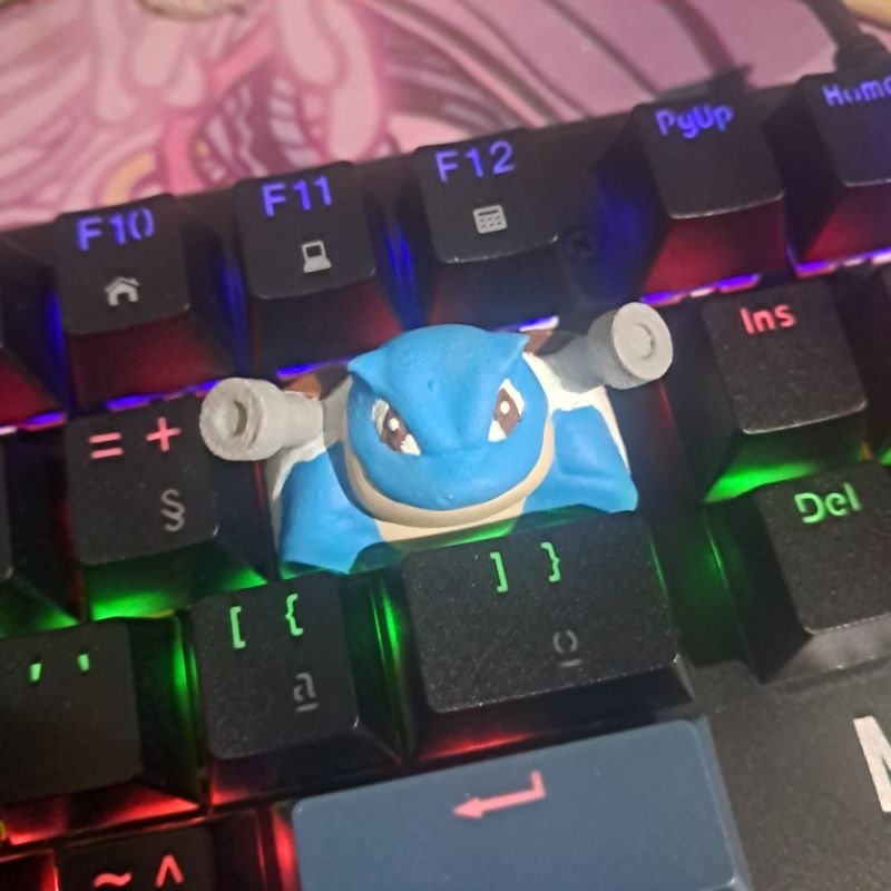 Keycap backspace Blastoise Pokémon - Teclado Mecânico anime | Shopee Brasil