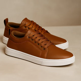 Tênis Sapatênis Masculino Casual Dia a Dia Urban Couro Fashion Barato Promoção Imediato