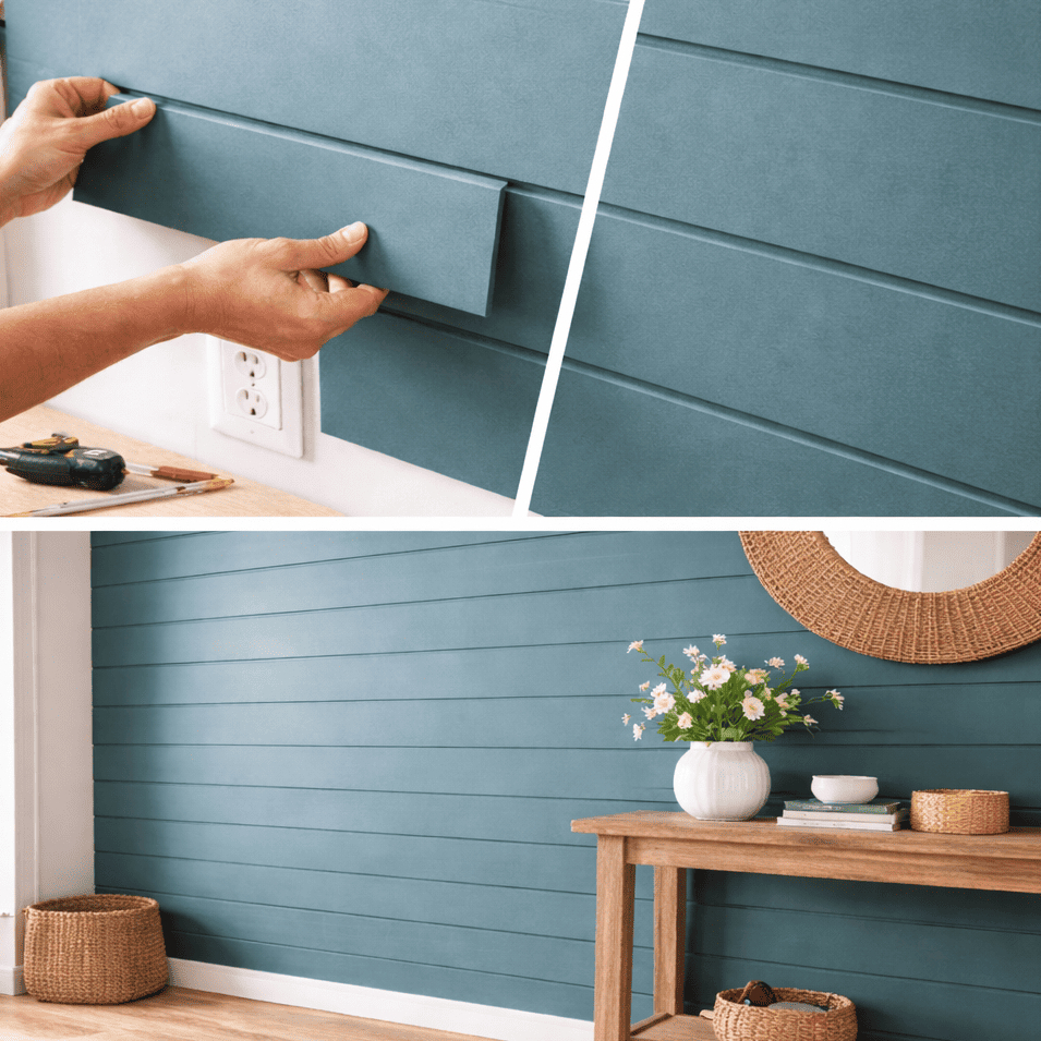 Tiras MDF Ultra Verde 6mm 90x10cm Shiplap/Lambris | Painel Ripado ...