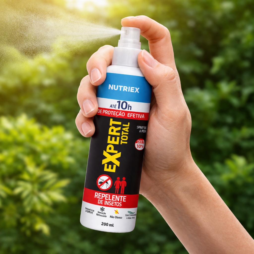 Kit 5 Und Repelente De Insetos Spray Expert Total 10h 200ml