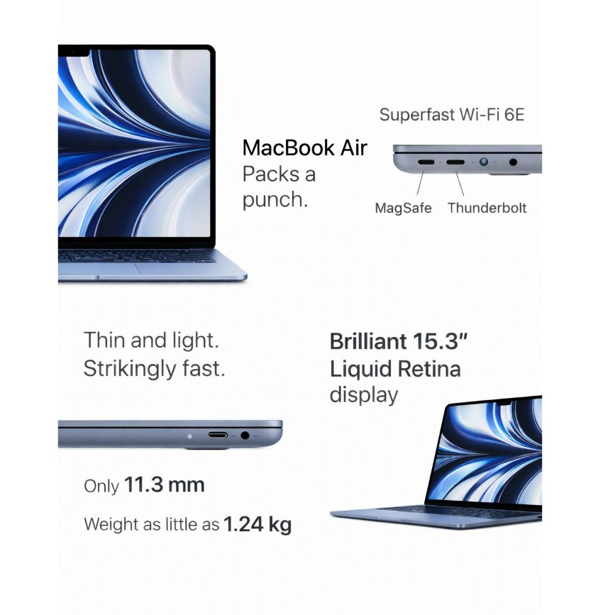 MACBOOK AIR M5 APPLE 13 POLEGADAS - LACRADO, 1 ANO DE GARANTIA