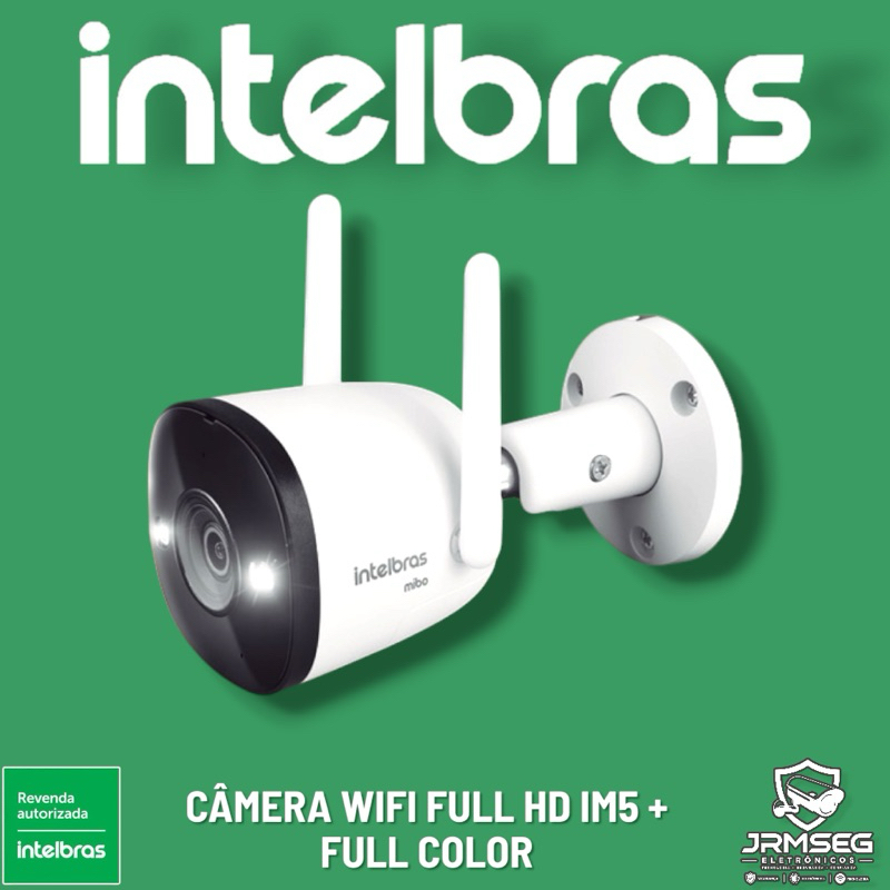 iM5+ Full Color Câmera externa inteligente Wi-Fi Full Color Intelbras ...