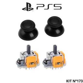 Kit Reparo Analógico Controle PS5 Dualsense Hall Effect Magnético AntiDrift