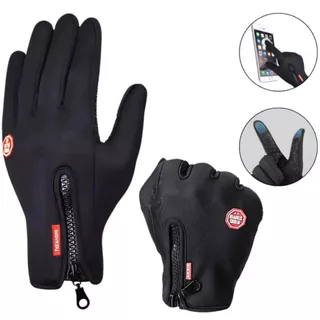 Luvas Térmicas Unissex Touch Screen e Compatível com Tela Sensível ao Toque para Ciclismo e Esportes