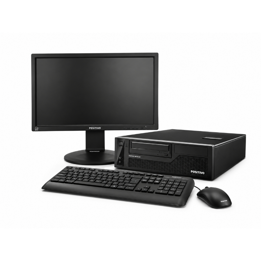 KIT COMPUTADOR POSITIVO MASTER D540 INTEL I5 8GB DDR3 500GB HD (COMPUTADOR, TECLADO, MOUSE E MONITOR)