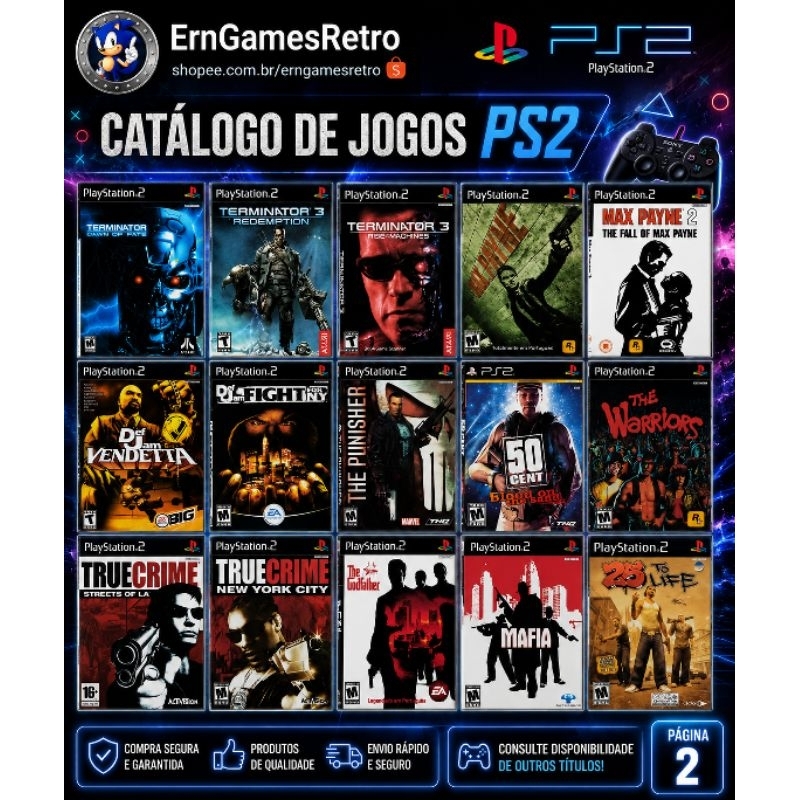 jogos de ps2 para ps3 em Promoção na Shopee Brasil 2026