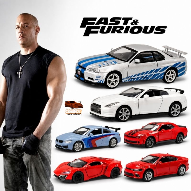 fast and furious cars em Promoção na Shopee Brasil 2026