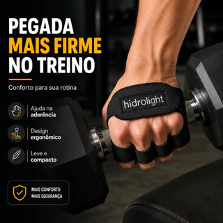 Protetor Palmar Hidrolight Mini Palma Luva Academia Neoprene Musculação Contra Calos Halteres Par