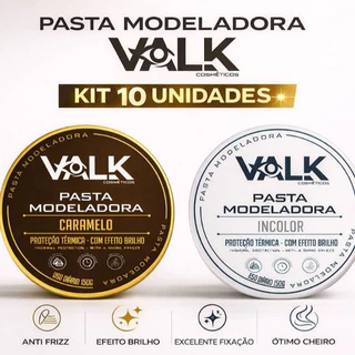 10x Pomada Modeladora Valk Varios Modelos 150g Revenda Barbearia Atacado