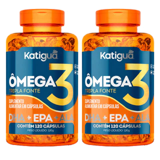 Kit com 2 Ômega 3 Katiguá 1000mg 120 Cápsulas @ Original