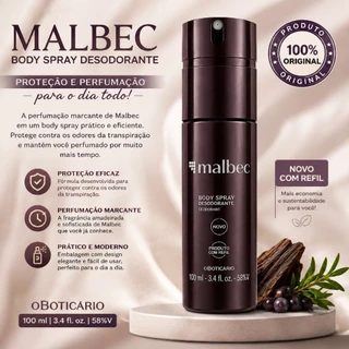 desodorante body e spray malbec