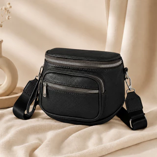 JAMI JAMI Bolsa Feminina Transversal Pequena Estilo Casual com Alça Ajustável e Pingente BT107