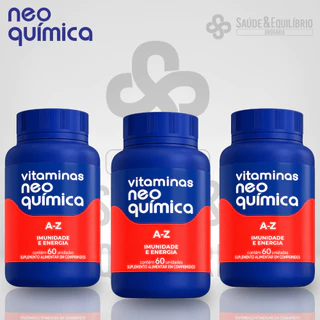 Multivitamínico A-Z 60 Cápsulas Imunidade Energia Cabelos Unhas Pele
