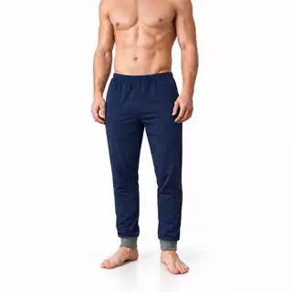 Calça Masculina De Algodão Com Punho Confortável