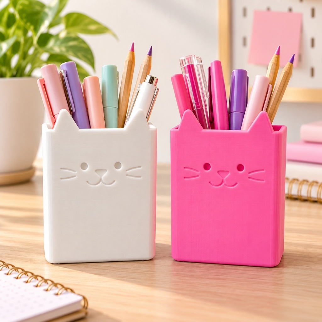 Porta Canetas Gatinho