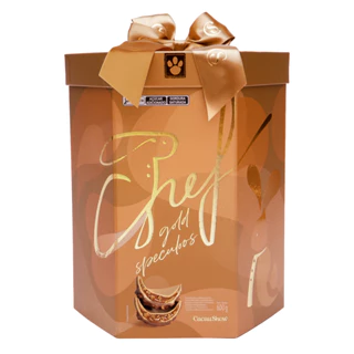 Ovo Recheado do Chef Gold Speculoos 600g Cacau Show em Oferta na Shopee