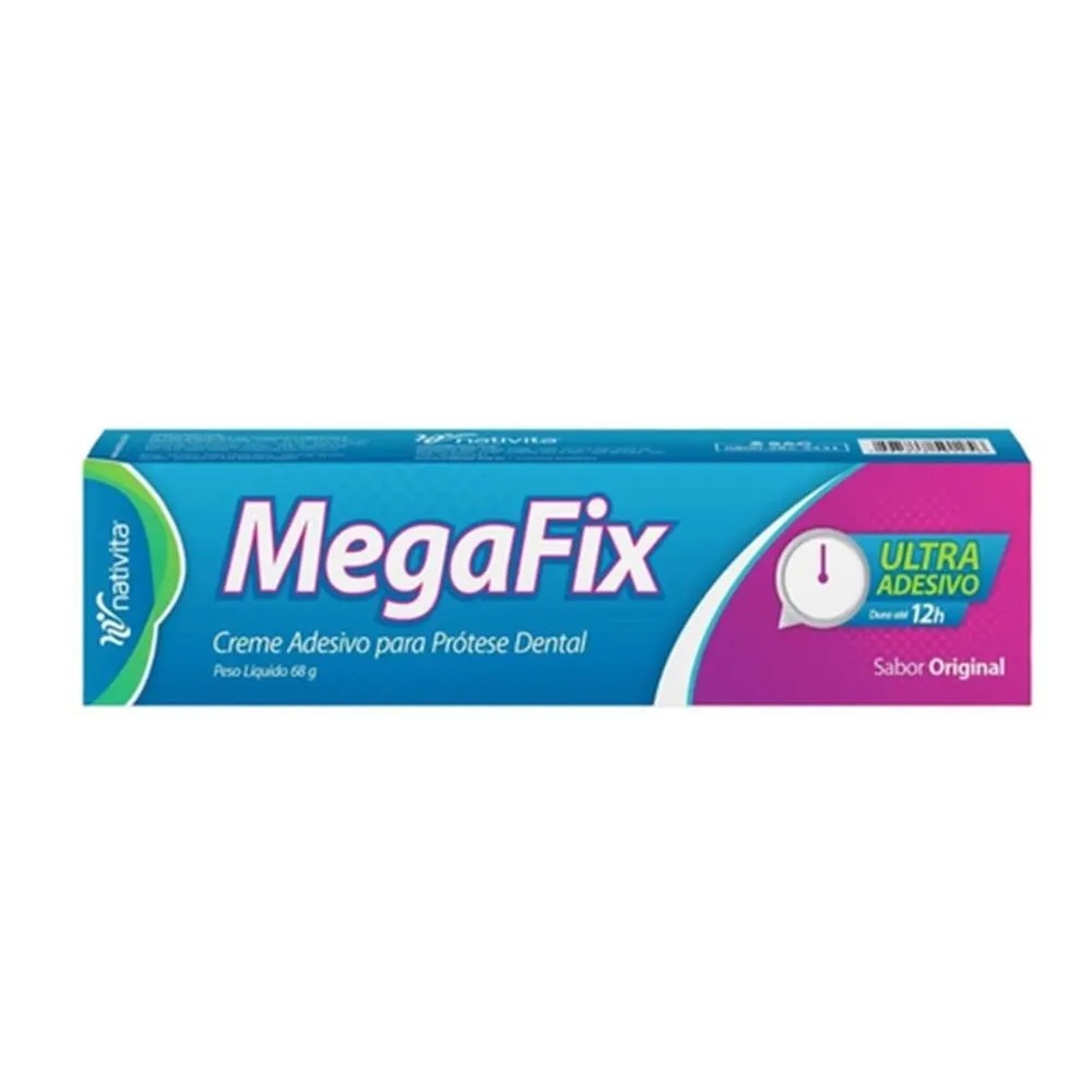 Megafix Fixador De Dentadura 68g ORIGINAL | Shopee Brasil