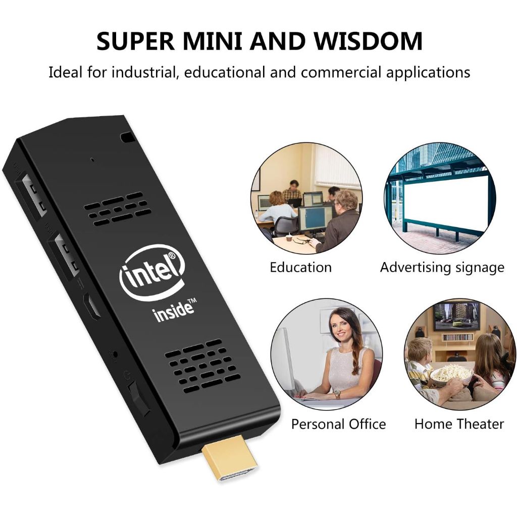 Mini Pc Intel Compute Stick Stk2mv64cc - 4gb De Ram - 64gb | Shopee Brasil