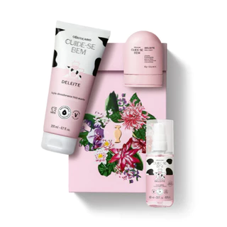 Kit Presente Dia Das Mães Cuide-se Bem Deleite (3 Itens)