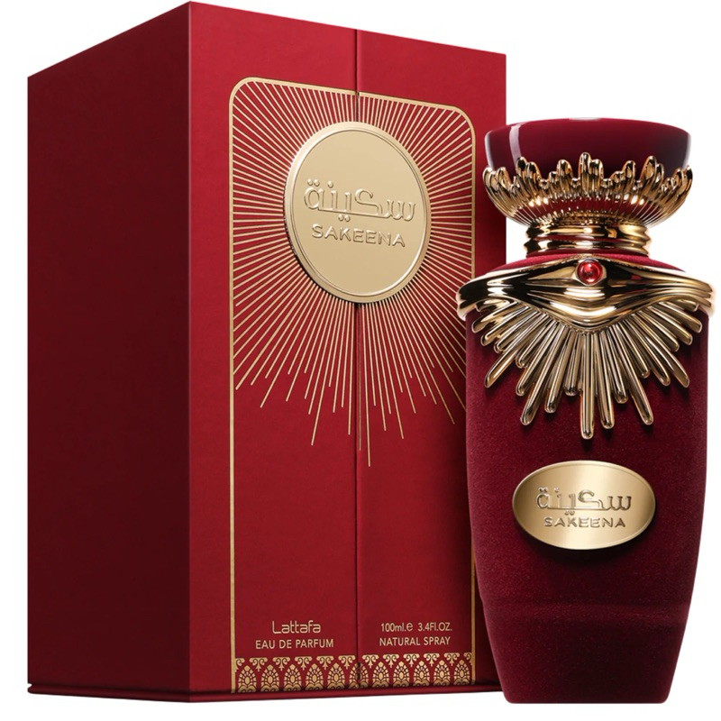 Perfume Lattafa Sakeena Eau de Parfum 100ml Original Com Selo
