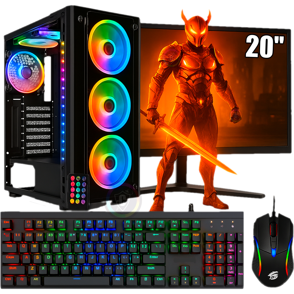 PC Gamer RGB Completo Intel Xeon 20 Núcleos 3.5Ghz / Placa Video