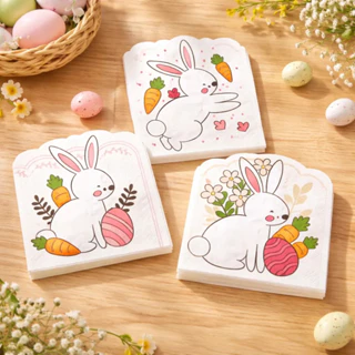 10 Guardanapos de Páscoa decorativo em Oferta na Shopee