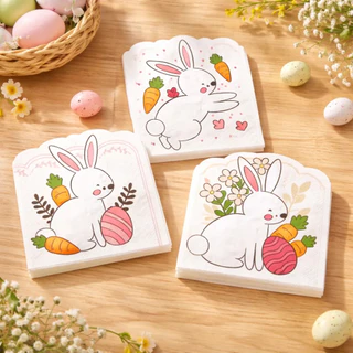 10 Guardanapos de Páscoa decorativo em Oferta na Shopee
