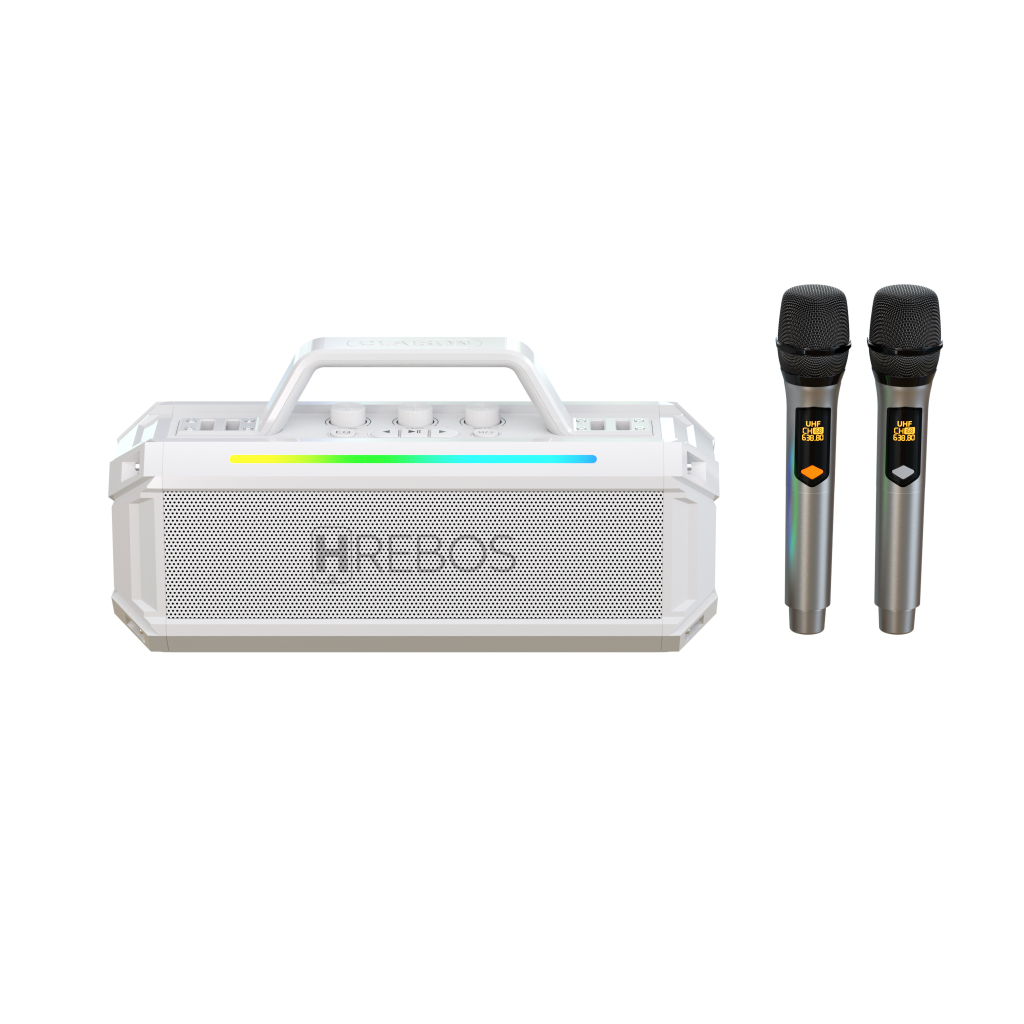 Caixa De Som Portátil Bluetooth Amplificada USB SD Radio Fm MP3