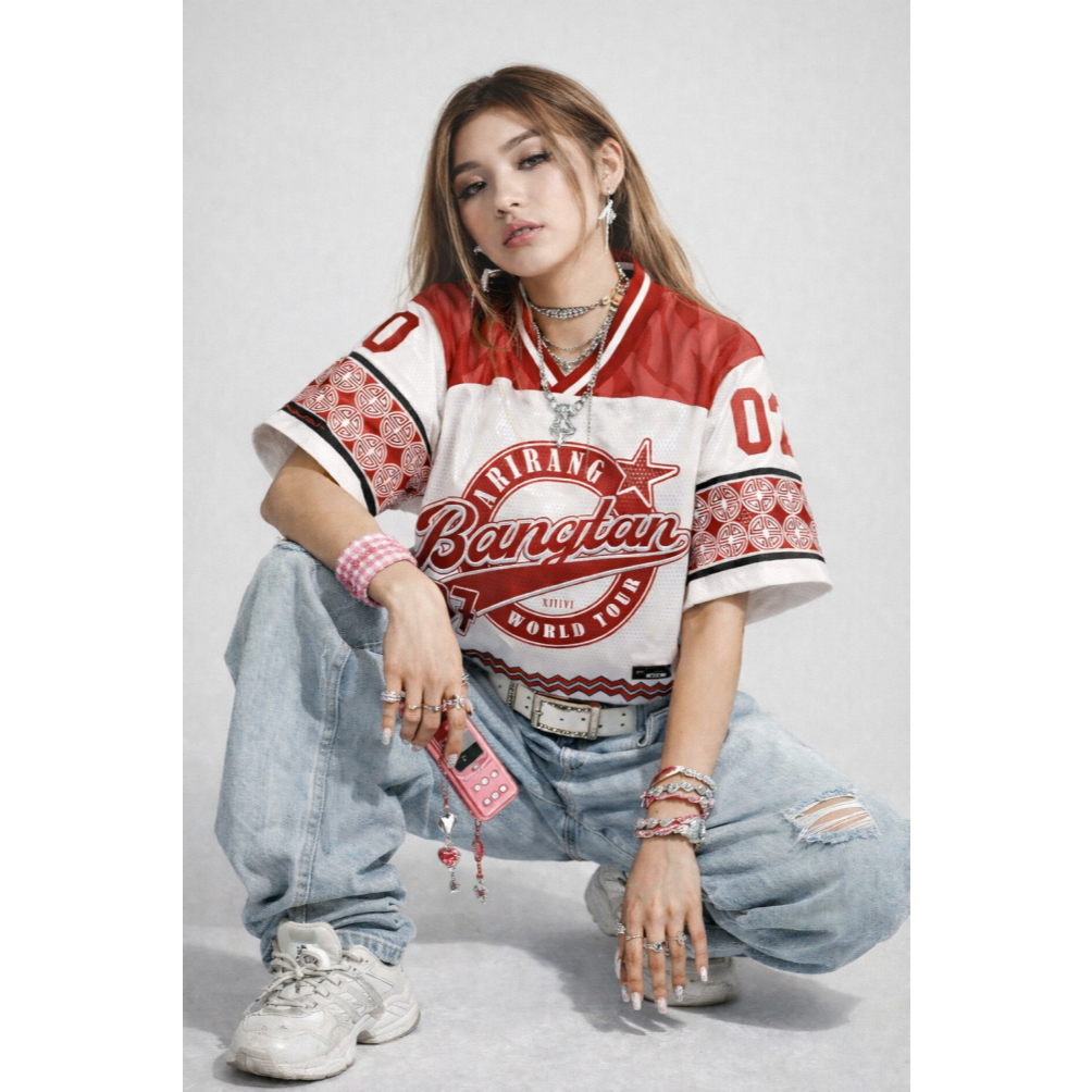 KPOP BTS 2026 BANGTAN WORLD TOUR ARIRANG Merch Jersey Camiseta
