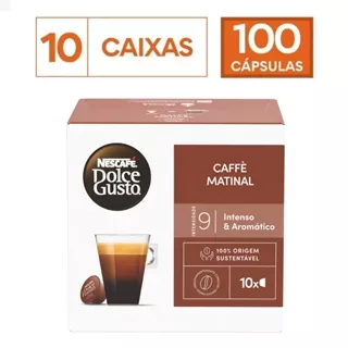 Kit 10 Caixas Dolce Gusto Caffè Matinal Café 100 Cápsulas em Oferta na Shopee