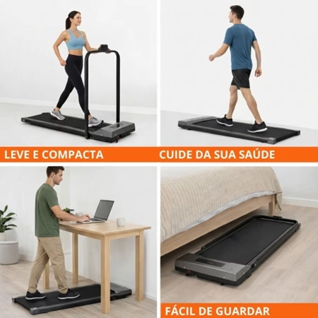 EAGLE FORCE Esteira Elétrica Dobrável(110 240 V) Equipamento de Ginástica Doméstico Até120 kg