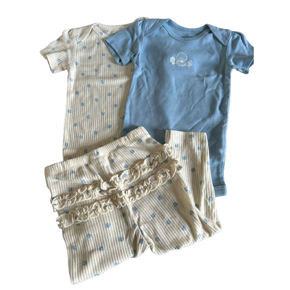 Trio Carter's 12 Meses em Oferta na Shopee