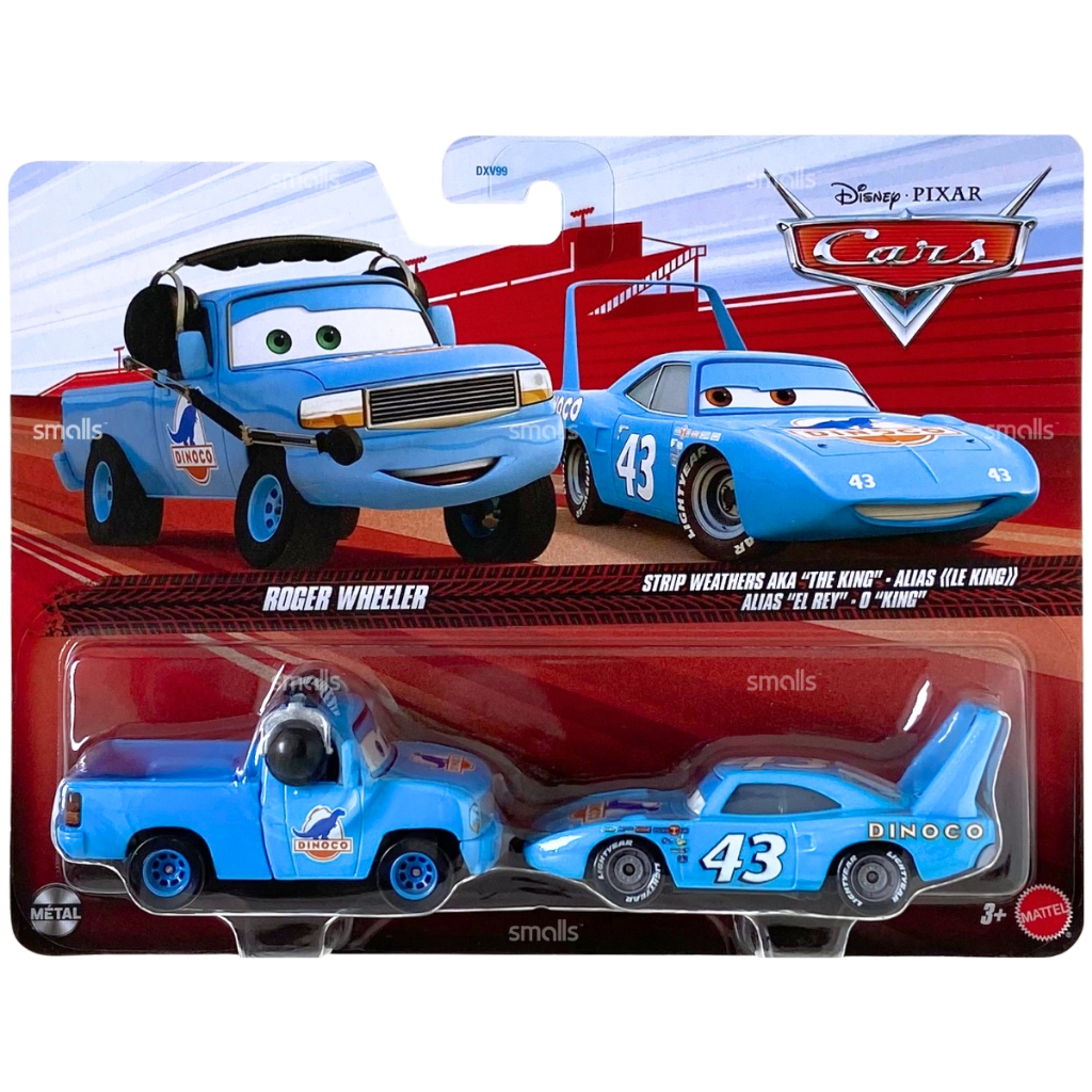 Disney Pixar Cars - Pack com 2 Carros - 1:55 - À Escolha - Mattel