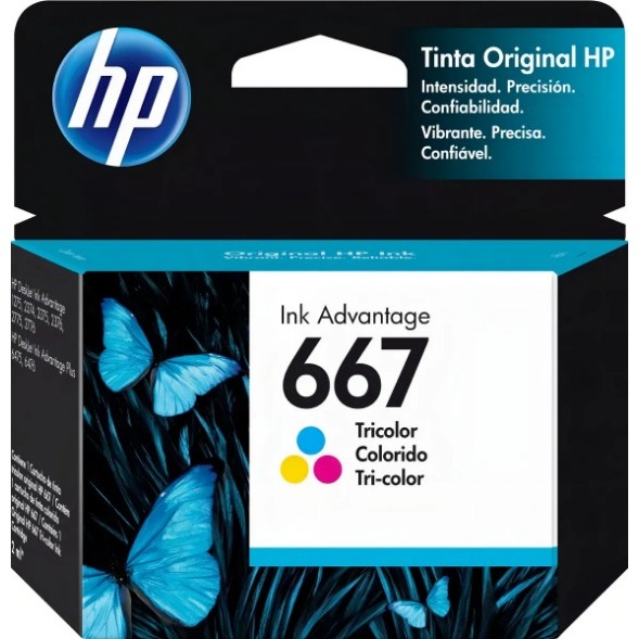 Kit Cartuchos Hp 667 Preto Color 2374 A 2376 2775 2776 6475 | Shopee Brasil