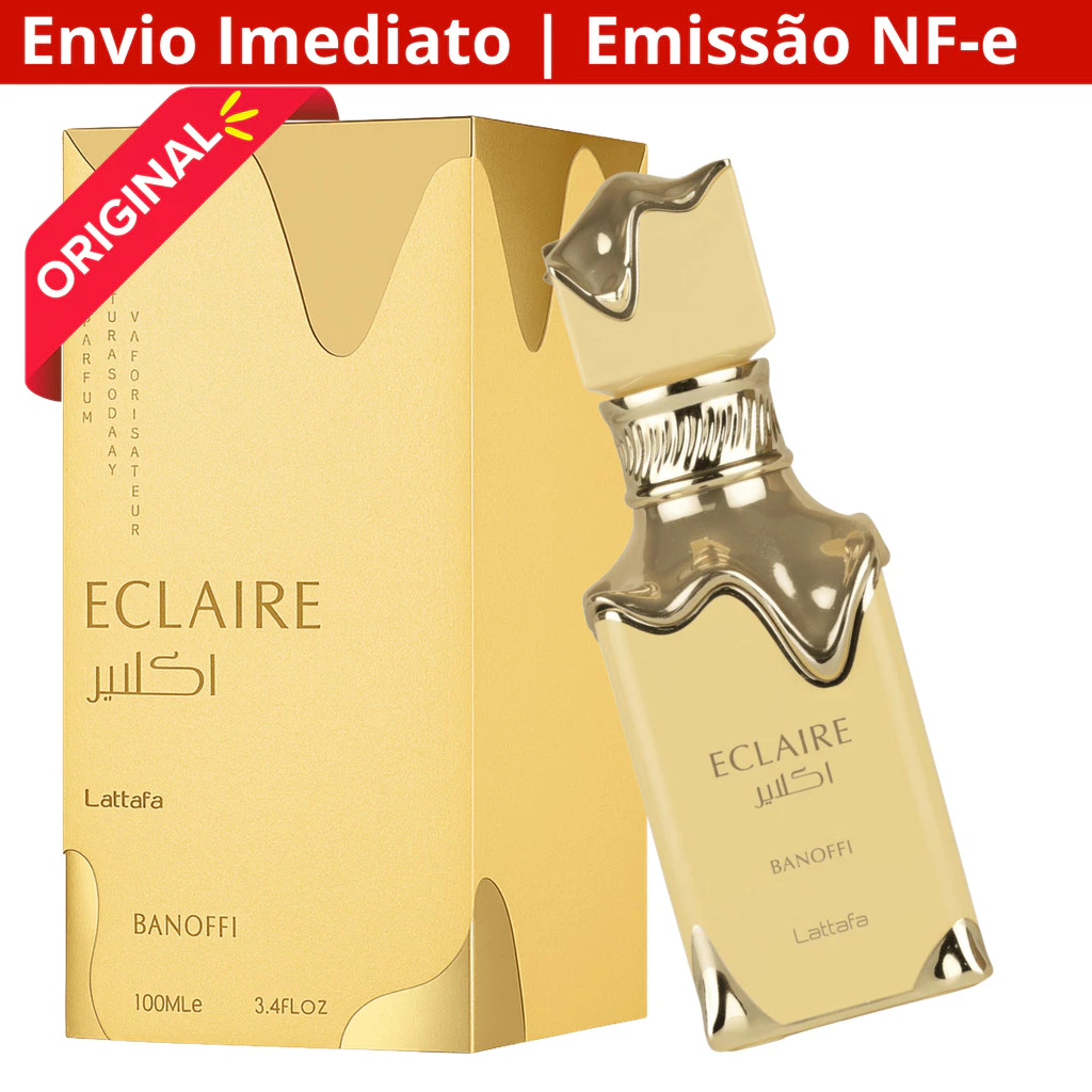 Perfume Eclaire/Banoffi/Pistache 100ml Lattafa Feminino Importado