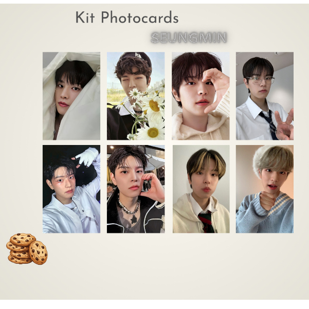 KIT PHOTOCARDS STRAY KIDS SEUNGMIN - FANMADE em Promoção na Shopee