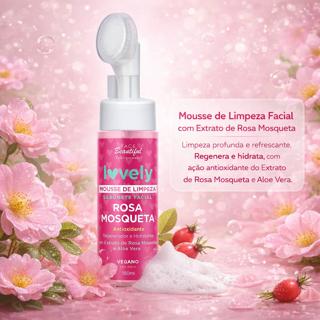 Mousse de limpeza facial com aplicador — foto 4