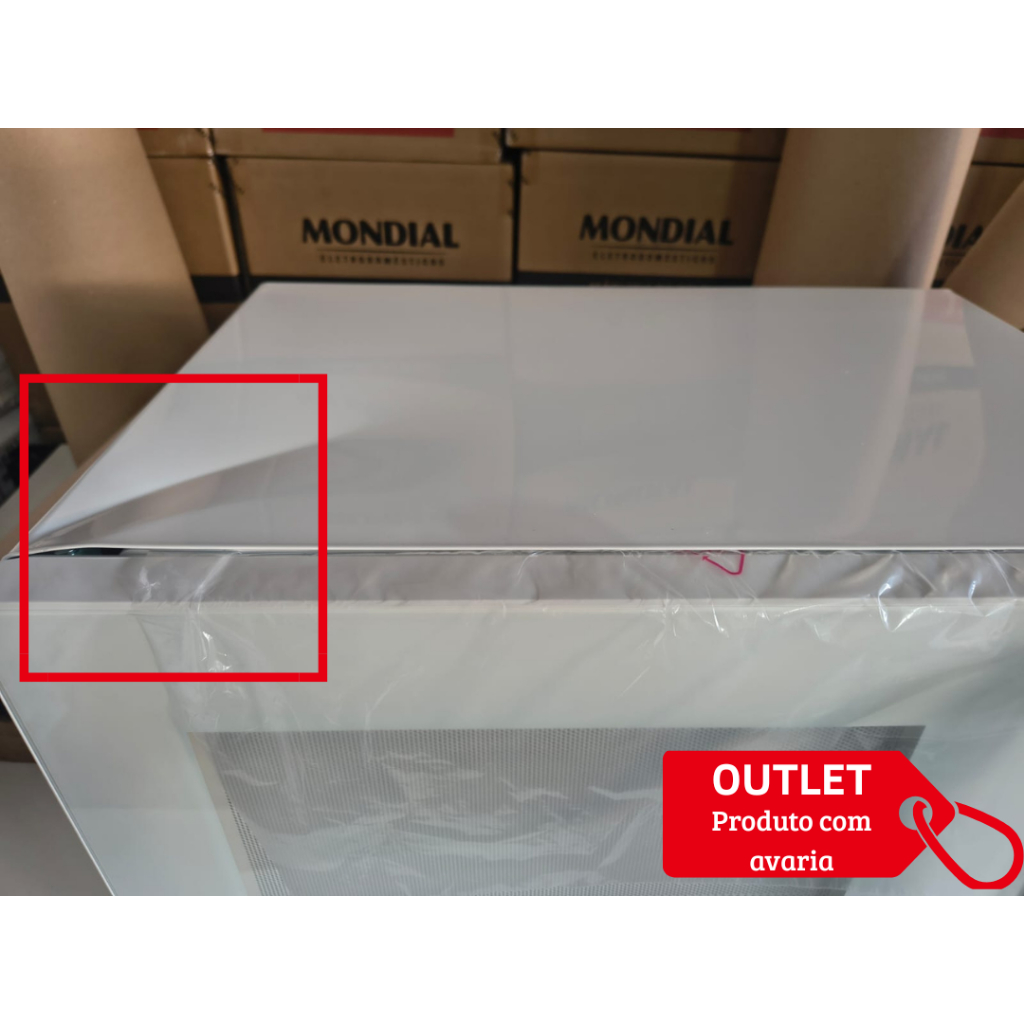 (OUTLET) Micro-ondas Consul 32 Litros Branco com Menu Fácil - CMS46AB ...