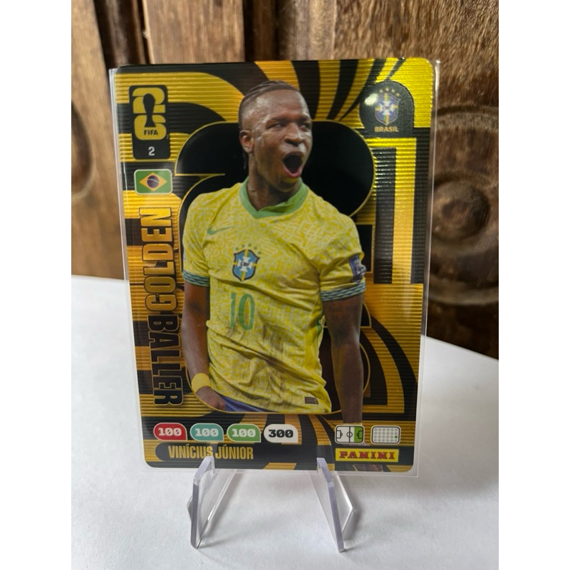 Card gold Vinicius Júnior Copa 2026 Adrenalyn | Shopee Brasil