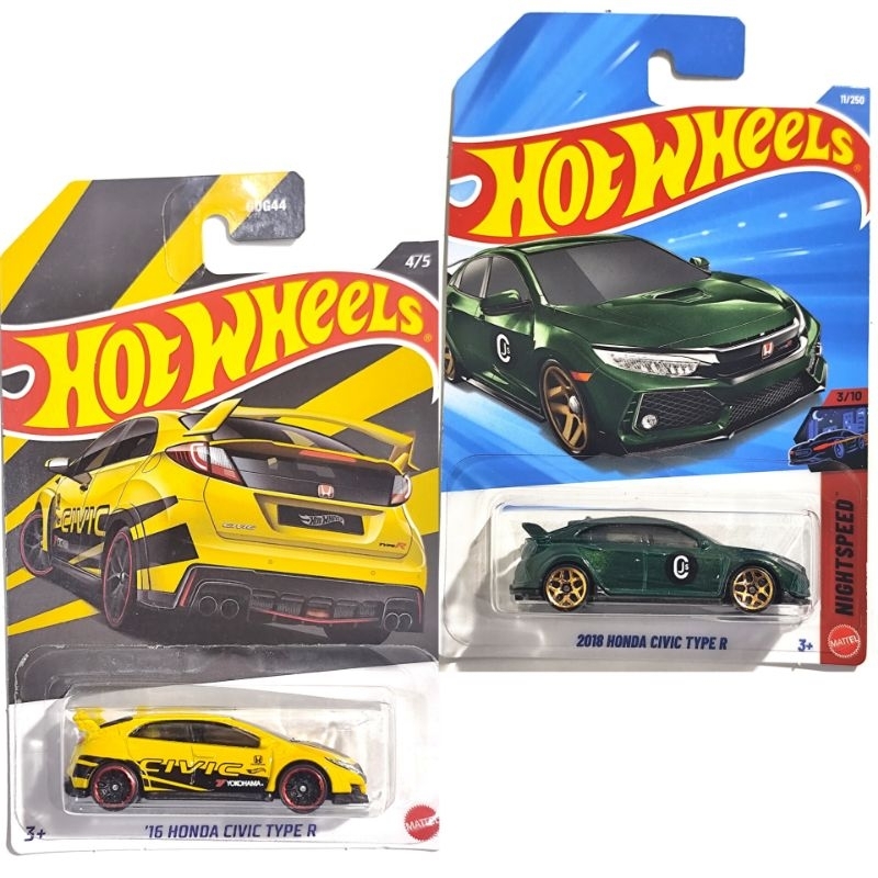 Hot Wheels - Mattel - Carrinho Honda, Civic, City, S2000, CR-X